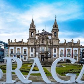 Entrega de flores em Braga