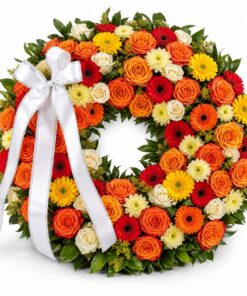 Coroa de Condolências para entrega em Portugal com compra online simples e apresentação cuidada.