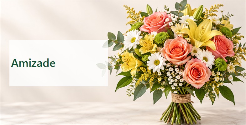 Flores de amizade para entrega em Portugal