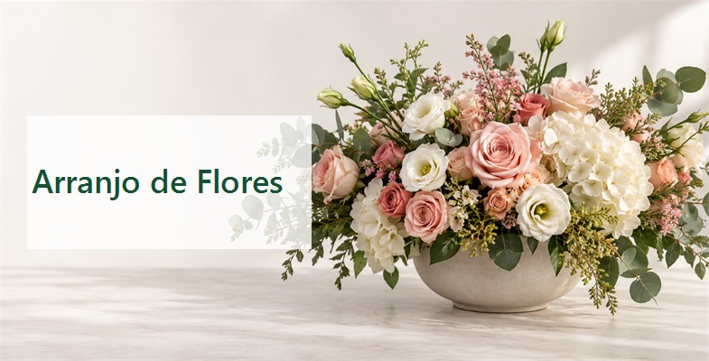 Arranjo de flores para entrega em Portugal
