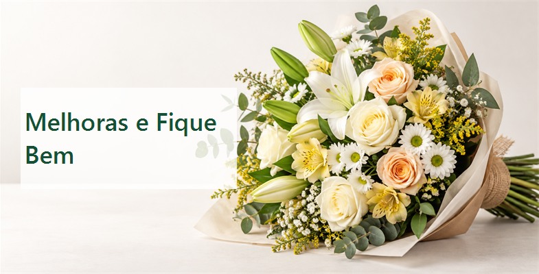 Flores de melhoras para entrega em Portugal